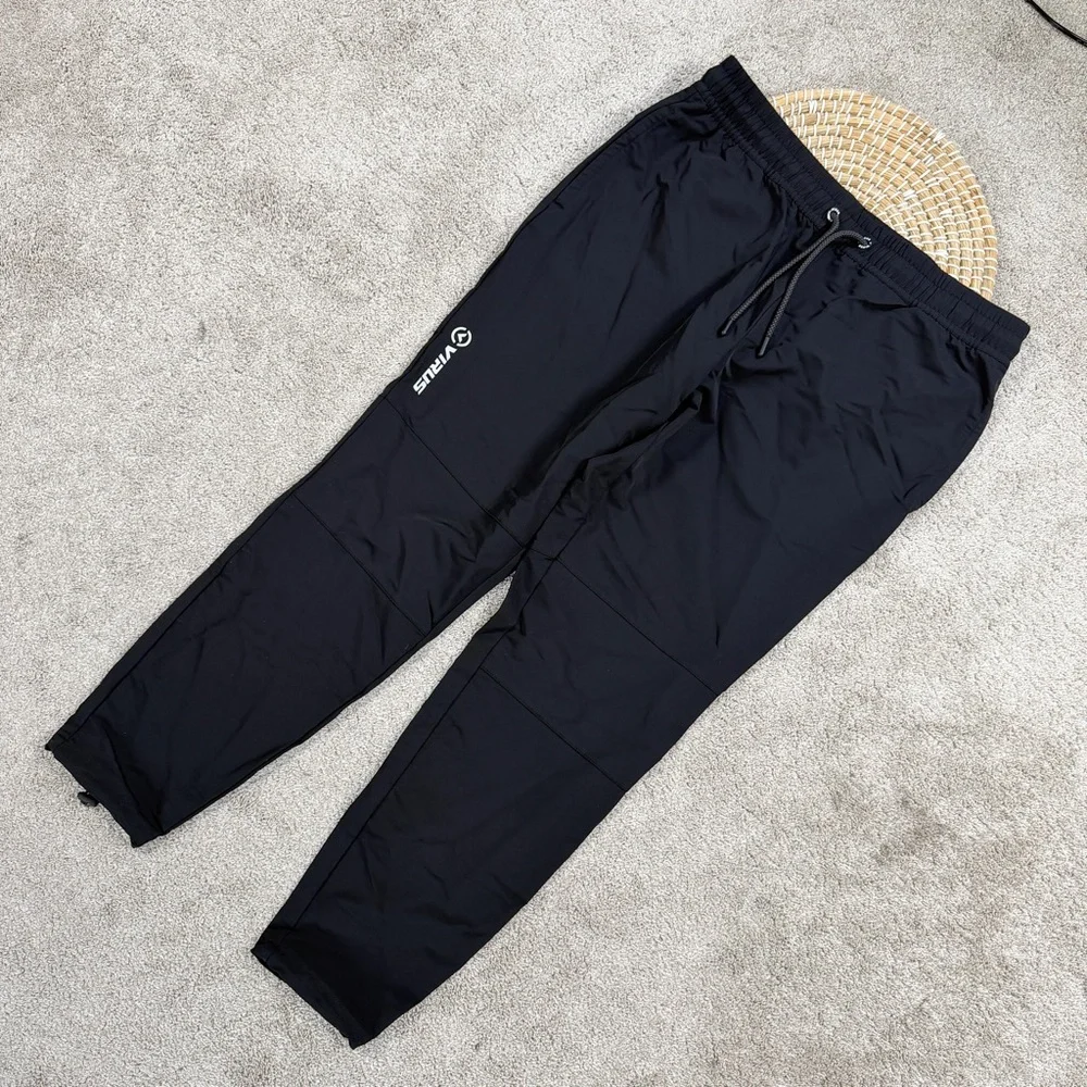 Virus Men’s Compound Pants Pull On Drawstring Training Gym Activewear Black XL